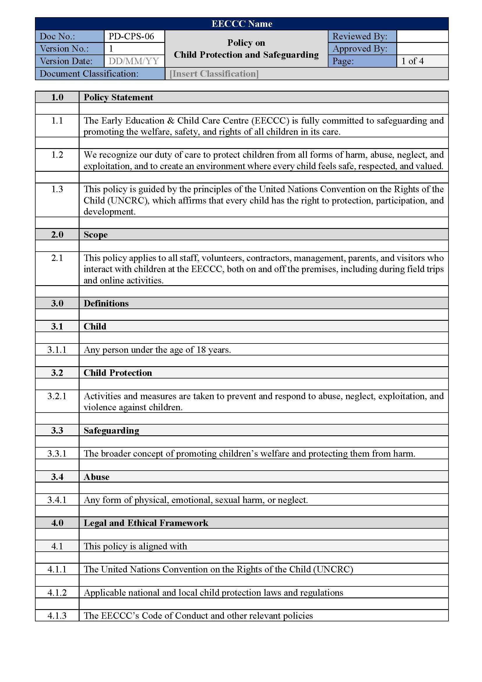 EECCC Management System Documentation Toolkit